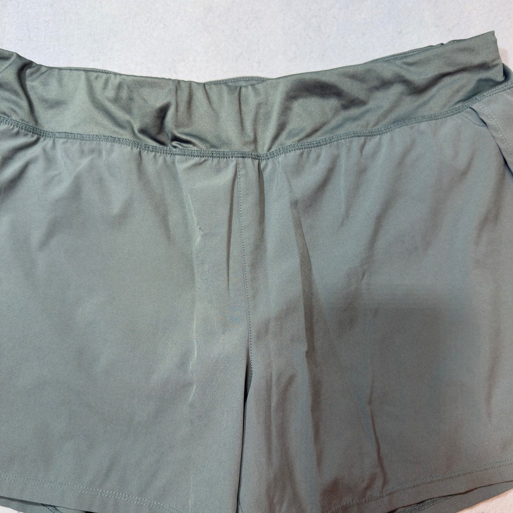 Avia Womens Running Shorts Teal Tundra XXL 20 Athletic Activewear AVL29214